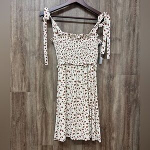 Reformation Seabreeze Mini Dress with Adjustable Tie Straps